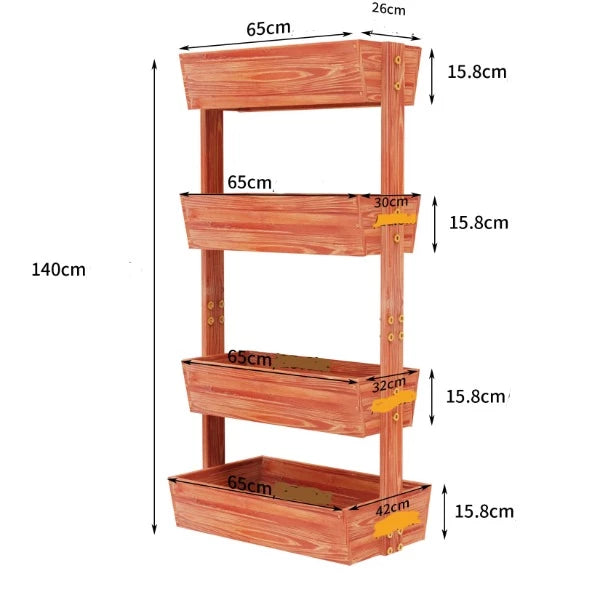 Jardinière bois dimensions